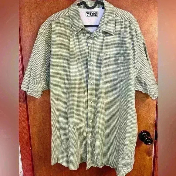 Men’s Wrangler Hero short sleeve button down shirt - Picture 1 of 3